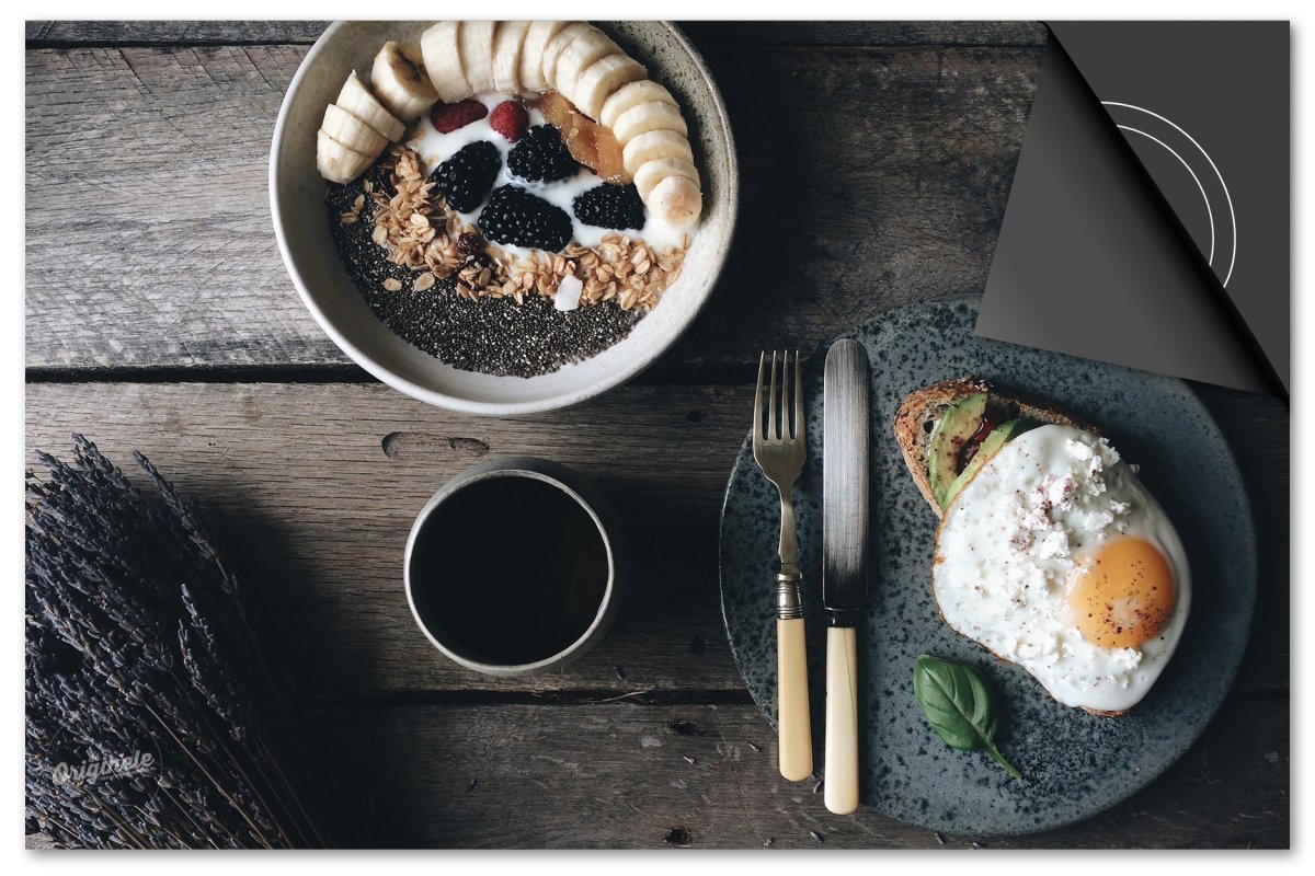 Inductiebeschermer Food – Ontbijt yoghurt eieren - Afbeelding 2