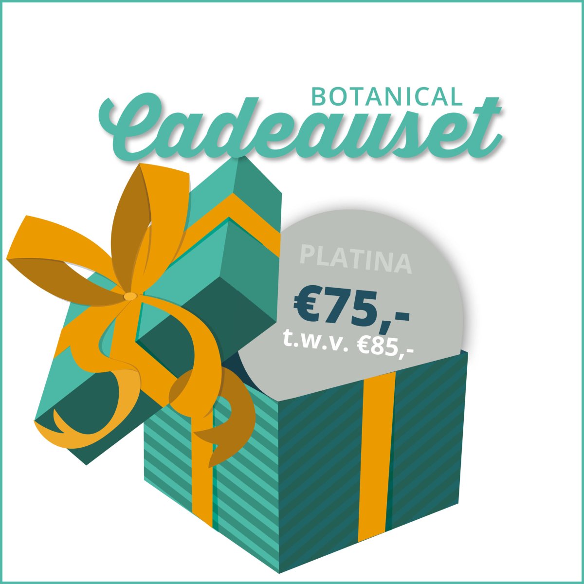 Cadeauset ‘Botanical’ Platina