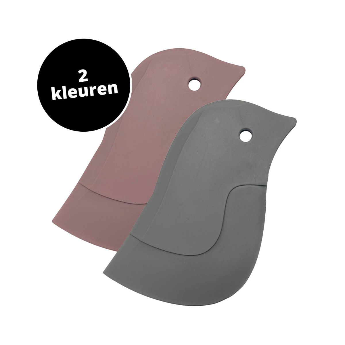 Schraper – Vogeltje – kookplaat/keuken – 2 kleuren - Afbeelding 2