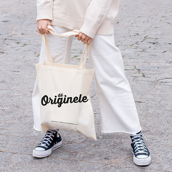Katoenen shopper ‘de Originele’ – Naturel - Afbeelding 3