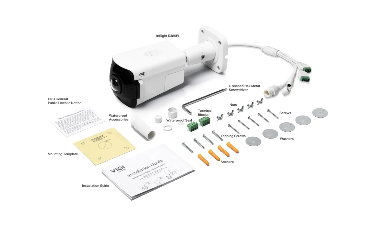 ip-camera.nl Vigi InSight S385PI – VIGI 8MP IR Panoramische Bulletcamera voor Buiten - Afbeelding 3