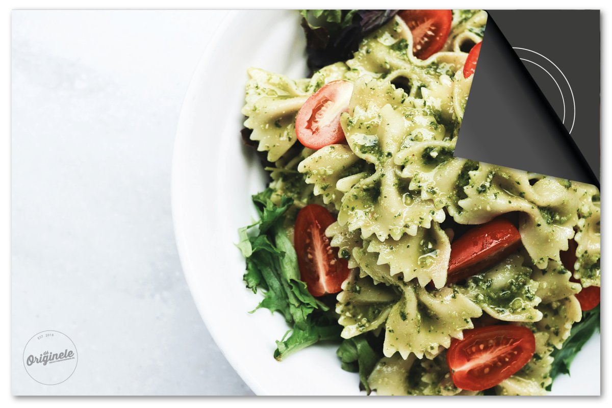 Inductiebeschermer Food – Vlindertjes pasta pesto - Afbeelding 2